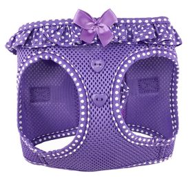 American River Choke Free Dog Harness Polka Dot Collection (Color: Paisley Purple Polka Dot, size: 3X-Large)
