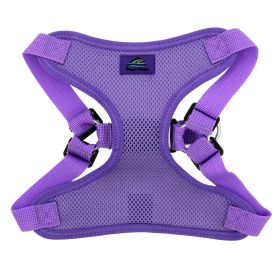 Wrap and Snap Choke Free Dog Harness by Doggie Design (Color: Paisley Purple, size: large)