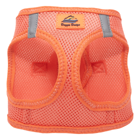 American River Solid Ultra Choke Free Dog Harness (Color: Coral, size: M)