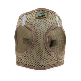 American River Solid Ultra Choke Free Dog Harness (Color: Fossil Brown, size: XS)